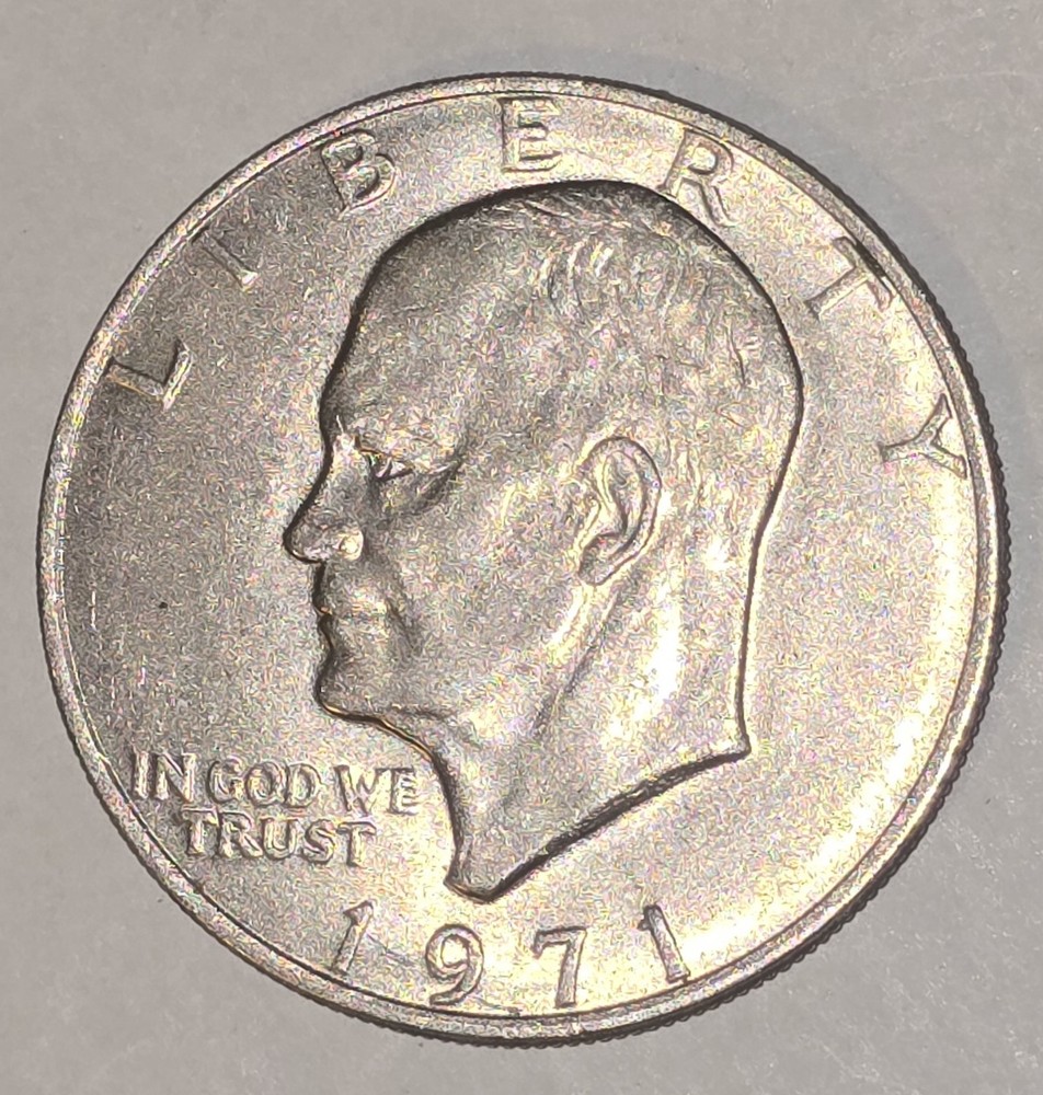 1971-P eisenhower dollar