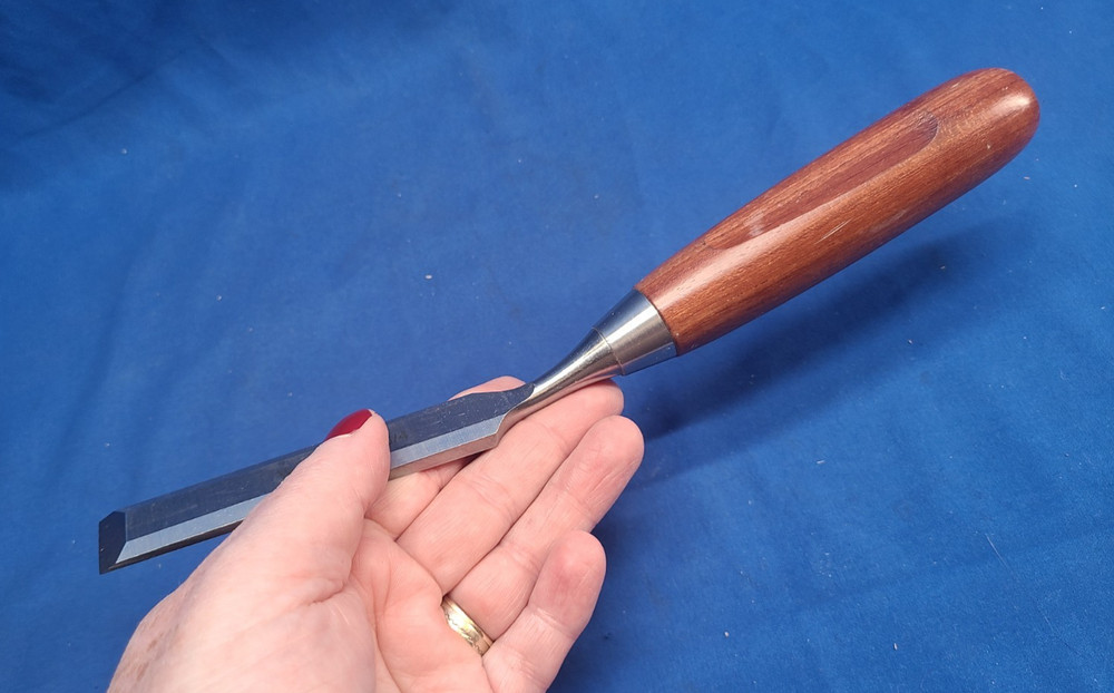 Wood River  3/4"   Bent Paring Chisel Excellent CLEAN Sharp