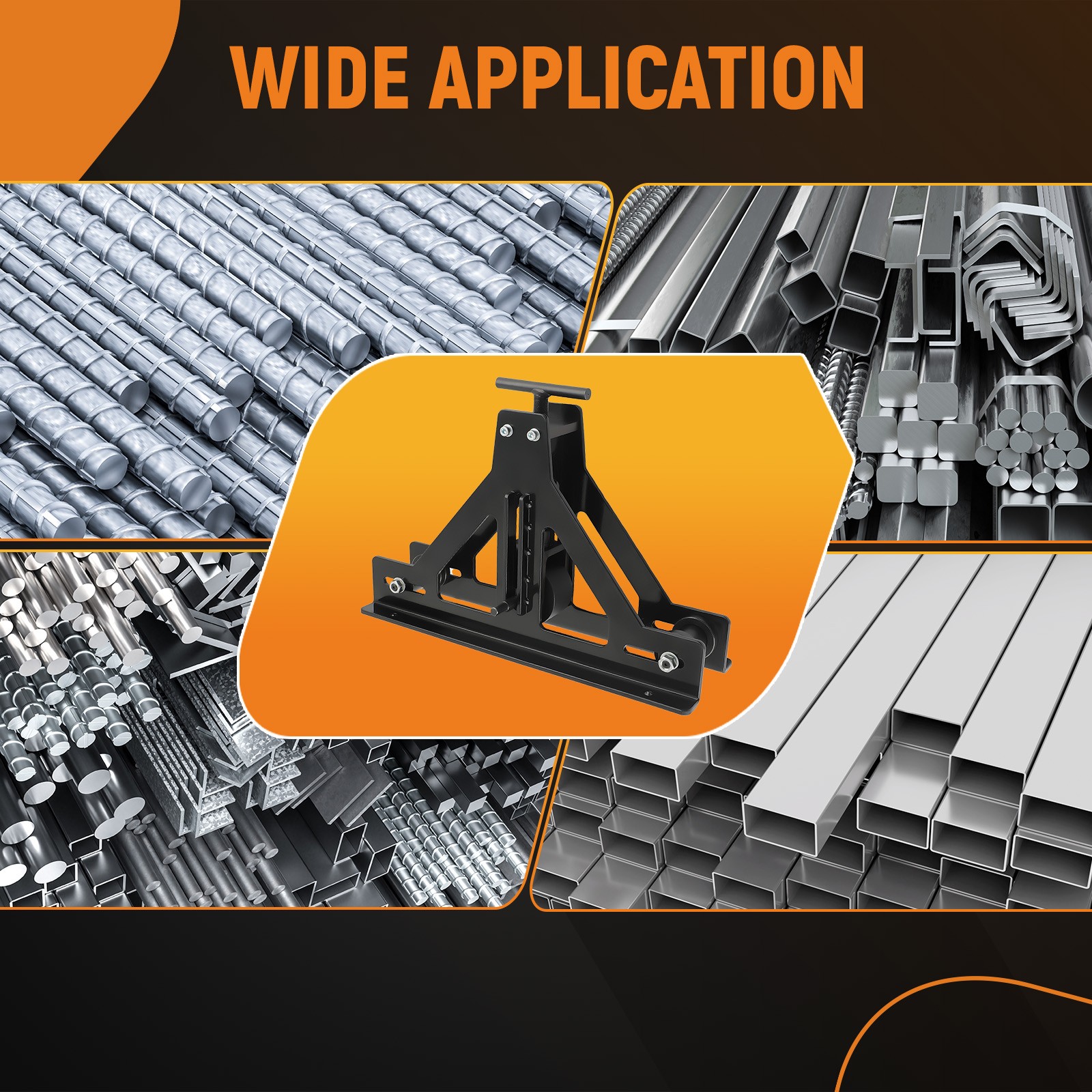 Portable Tube Roll Bender For Flat / Square / Rectangular Pipe Roller Bender