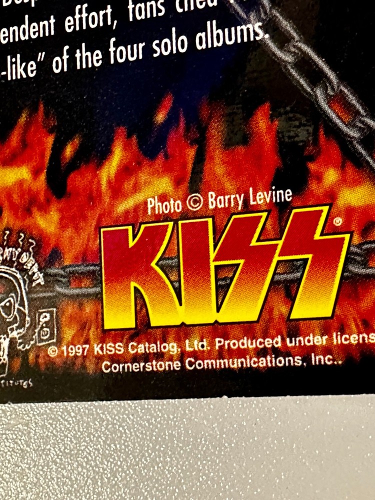 KISS KISSTORY Card Love Gun Paul Stanley American Rock Trading Card