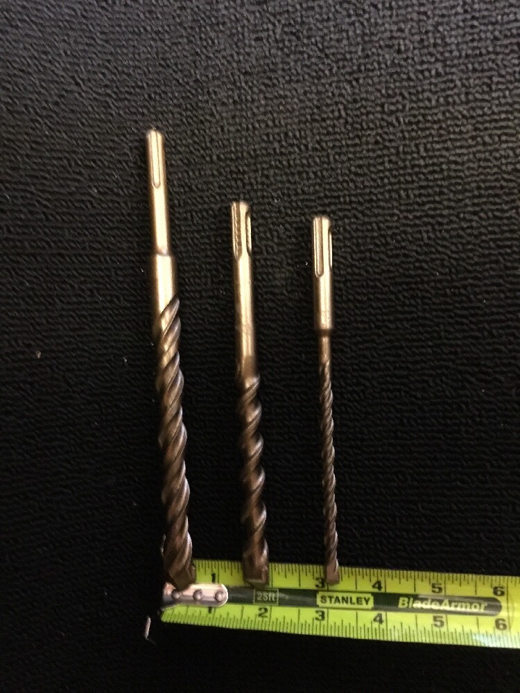 HILTI BIT SET SDS PLUS PREOWNED, DURABLE, FREE HAT, FAST SHIP