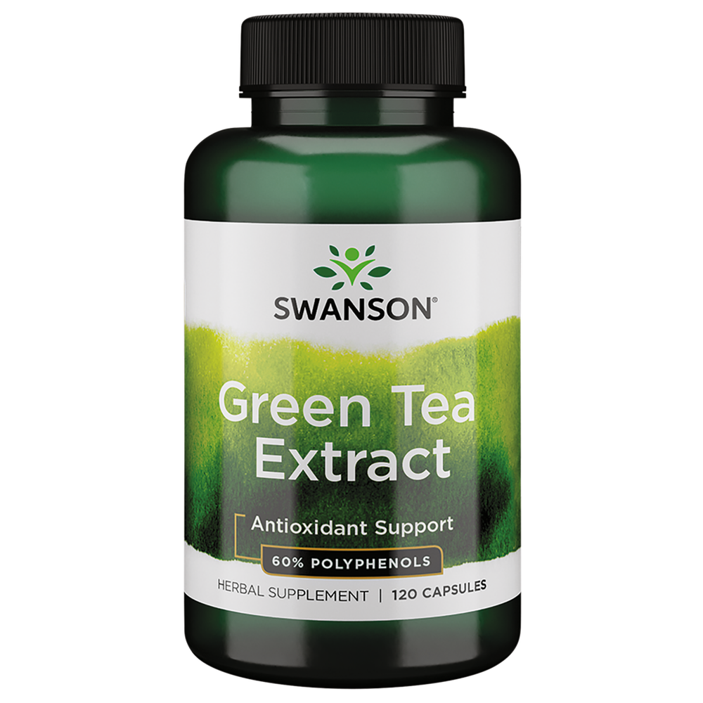 Swanson Green Tea Extract (Standardized) 120 Capsules