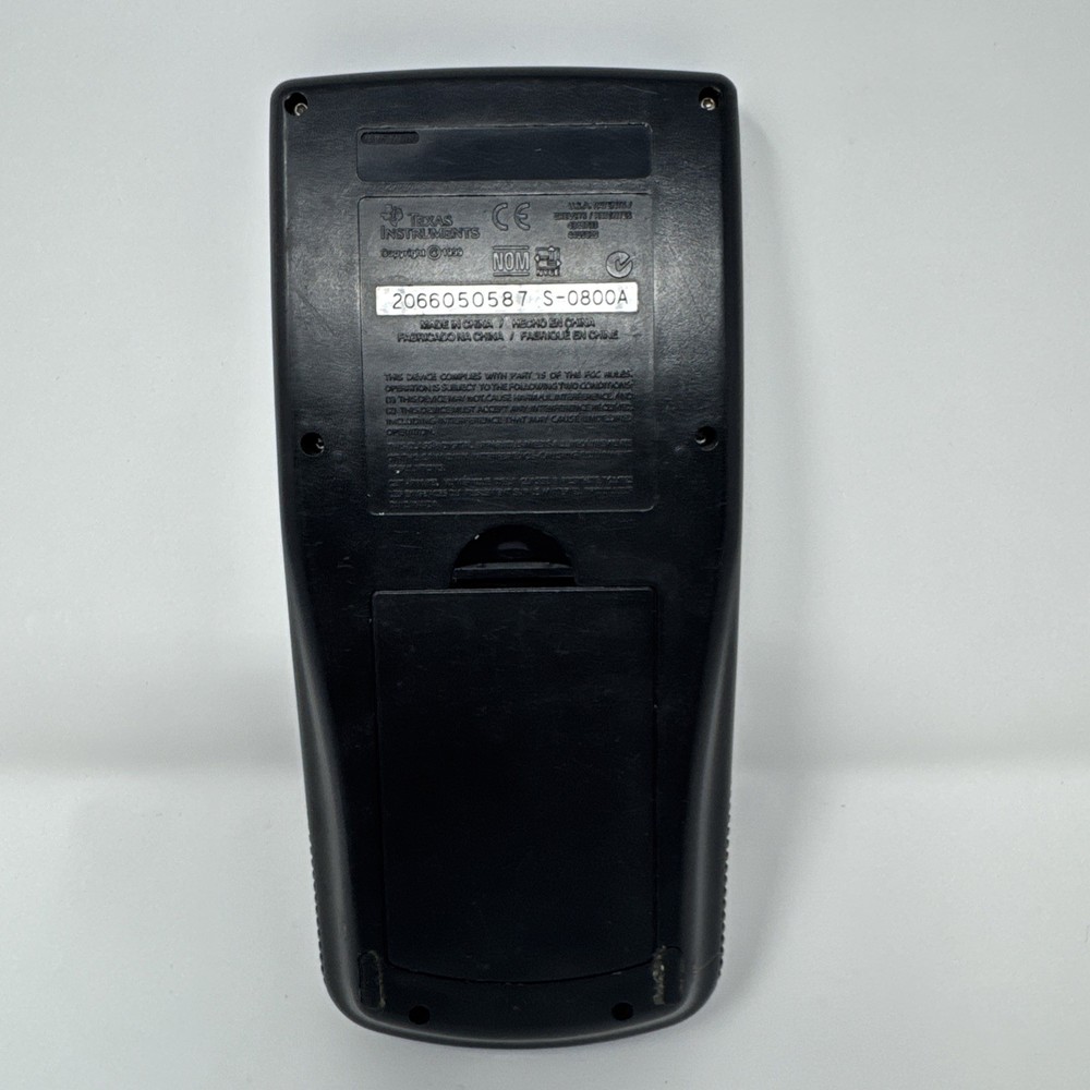 Texas Instruments TI-83 Plus Graphing Calculator Black Tested Good Condition.