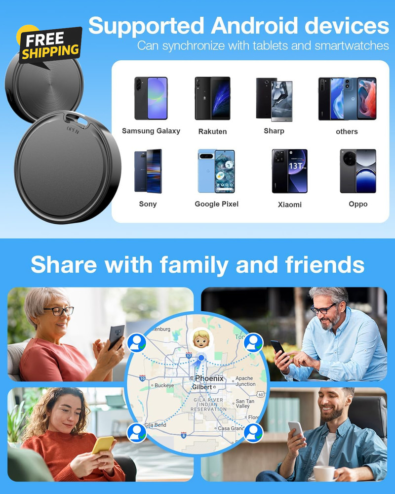 Air Tags for Android,Air Tags-4 Pack Android,Android Tracker Tags