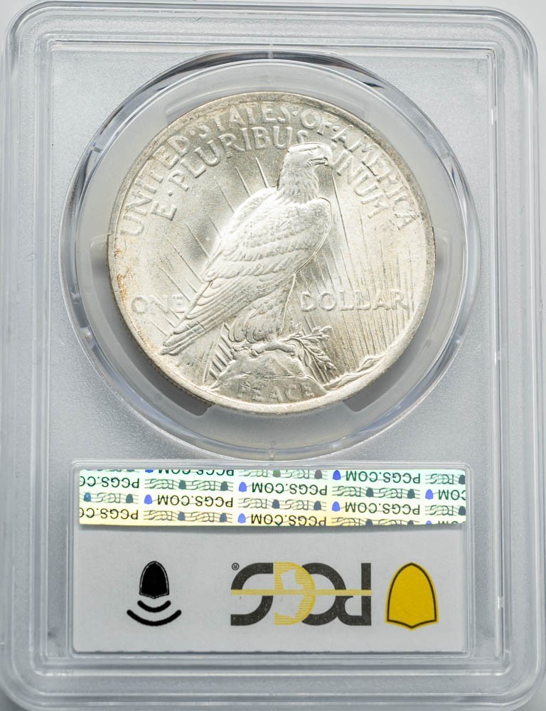1922 Peace Silver Dollar $ MS65 Secure PCGS 951168-3
