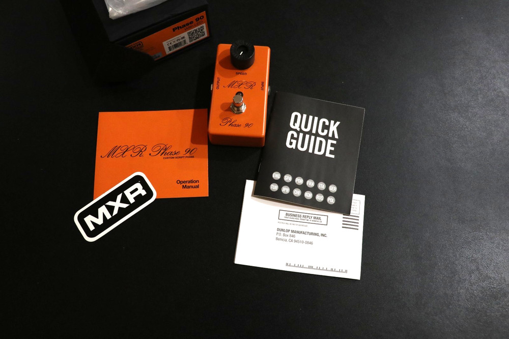 MXR Custom Shop CSP-101SL Script Phase 90 with LED - open box