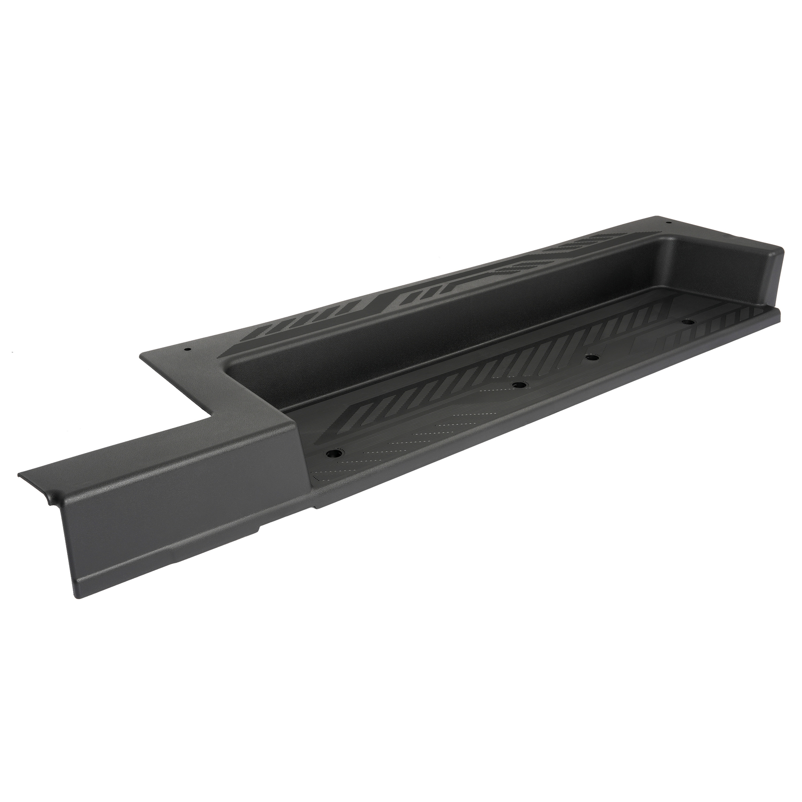 For Ford Transit-150/250/350 HD 2015-2023 RH Door Scuff Plate Protector Black