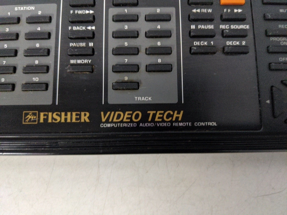 FISHER VIDEO TECH COMPUTERIZED AUDIO/VIDEO REMOTE CONTROL RAV-420