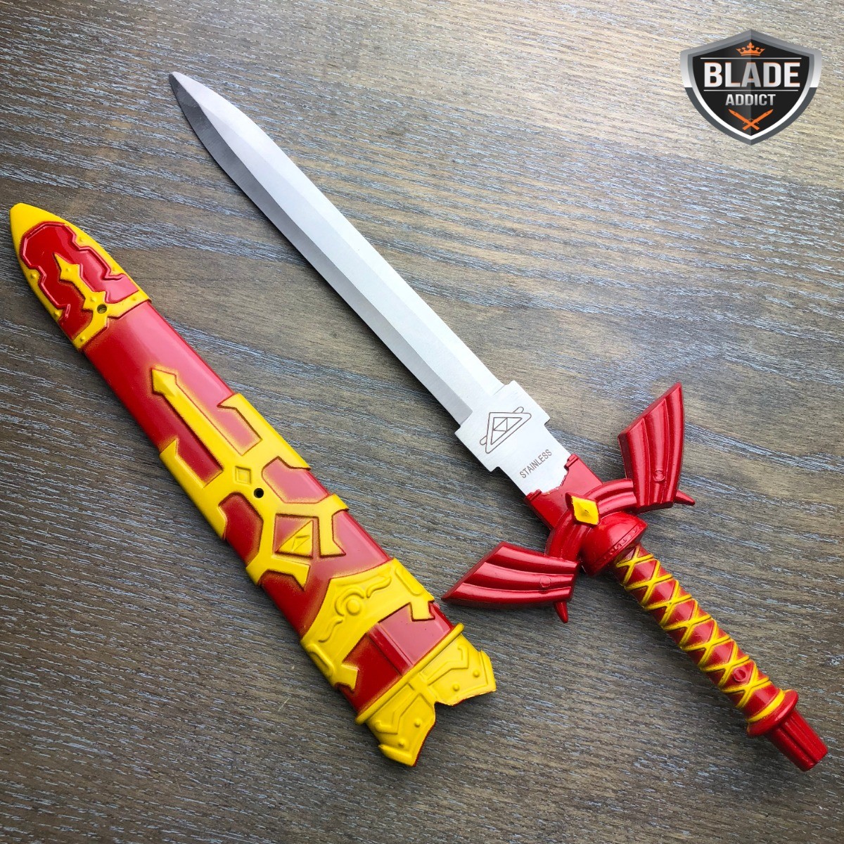12" LEGEND OF ZELDA Dark Link MASTER SWORD Short Hylian Cosplay Replica Dagger