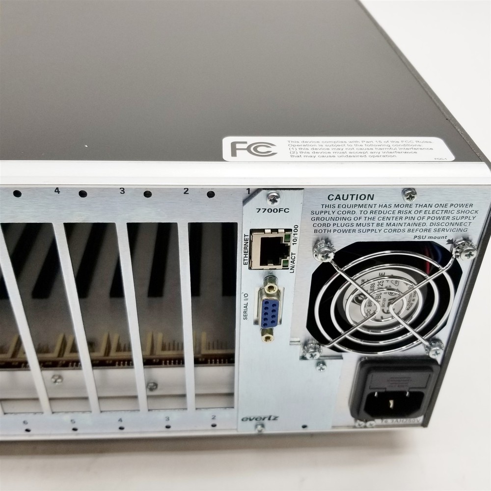Evertz 7800FR Multiframe Controller VistaLink Pro w/7700FC Module Controller