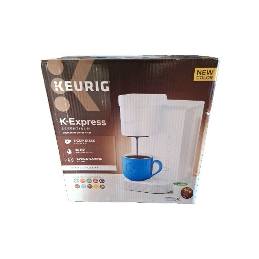 Keurig K-Express Essentials Single Serve Coffee Maker Cloud White 1200