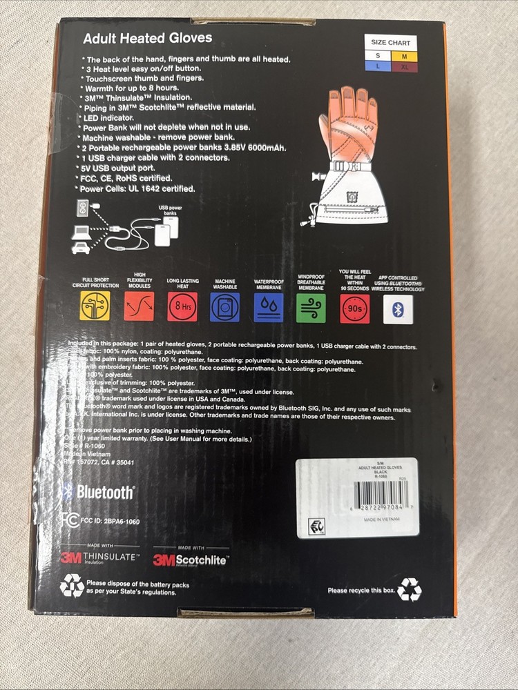 Real tree Heated Multipurpose GlovesS/M