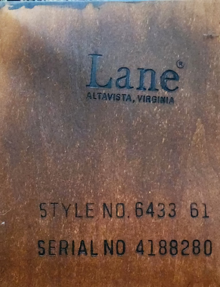LANE MCM PEDESTALS (PAIR)