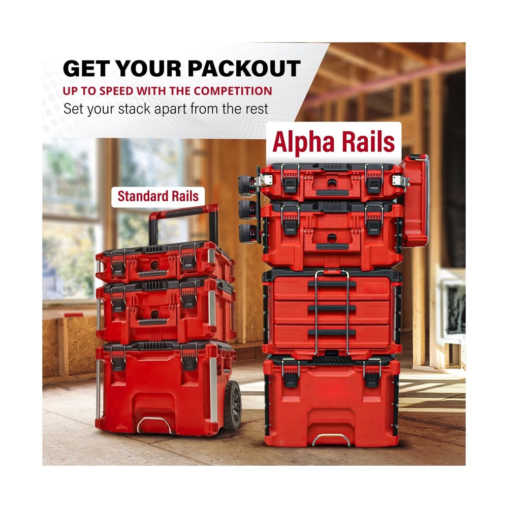 Alpha Engineered Threaded Replacement Packout Rails 7.7” (195mm) Co... Fas