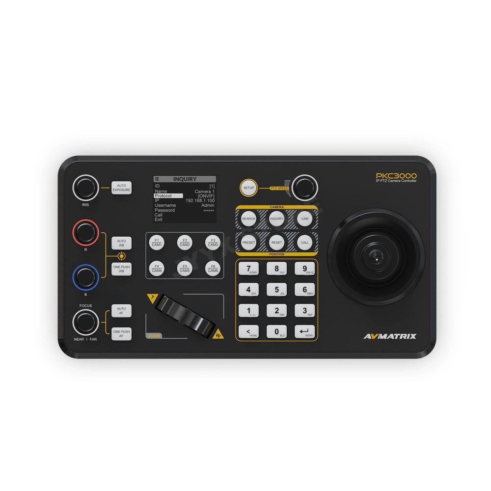 Avmatrix PKC3000 IP Serial PTZ Camera Network Keyboard Joystick Controller Live
