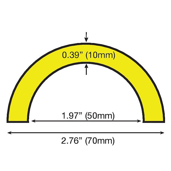 Knuffi 60-6797 Radius Corner Guard, Rounded Shape