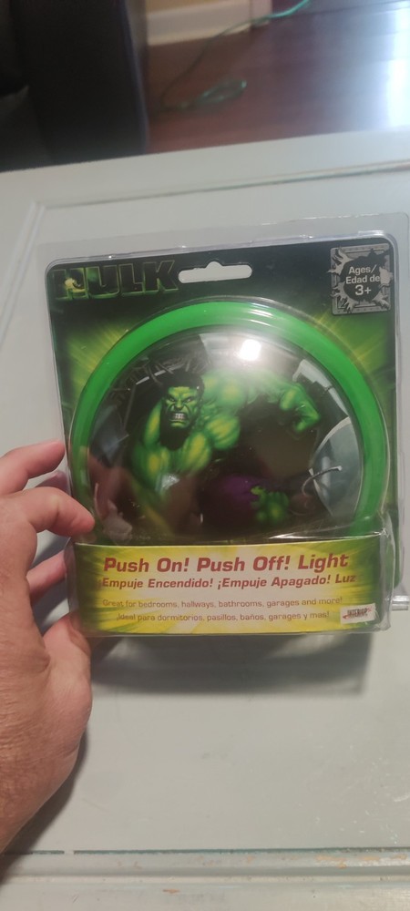 2003 Hulk Push On Push Off Light