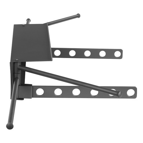 Foldable Wall Clothes Dryer Laundry Drying Rack Wall Mounted Clothes Rack Gray