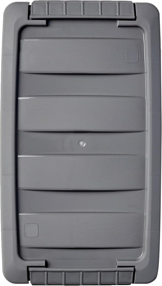 Plastic Storage Containers W/ Secure Latching Lids Stackable Organization Bin