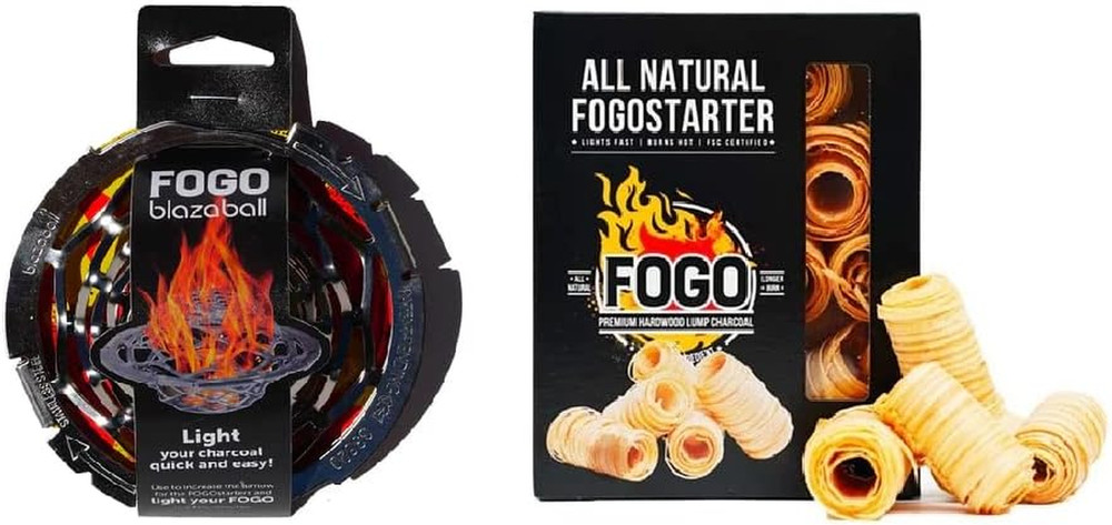 Ultimate Fire Starter Bundle, Blazaball and starters Natural Fire Starters 30 Pi