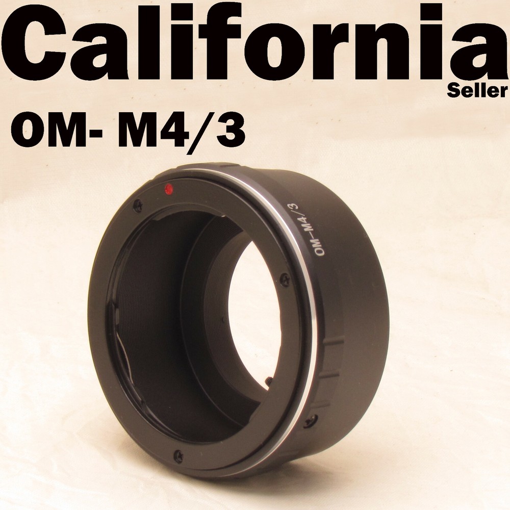 Olympus OM lens To Micro 4/3 m4/3 Adapter for E-P1 E-P2 E-P2 E-M5 E-PM2 GF6 GF5