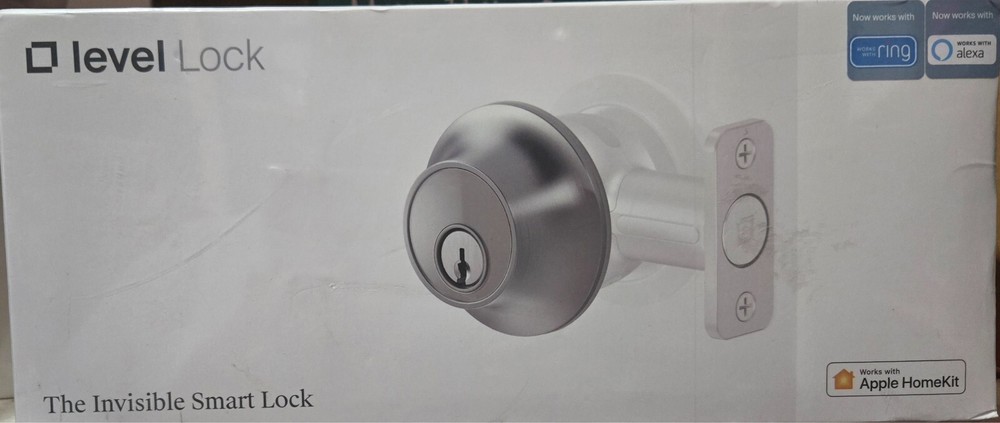 Level Lock Smart Lock, Keyless Entry, Smartphone Access, Bluetooth Enabled,