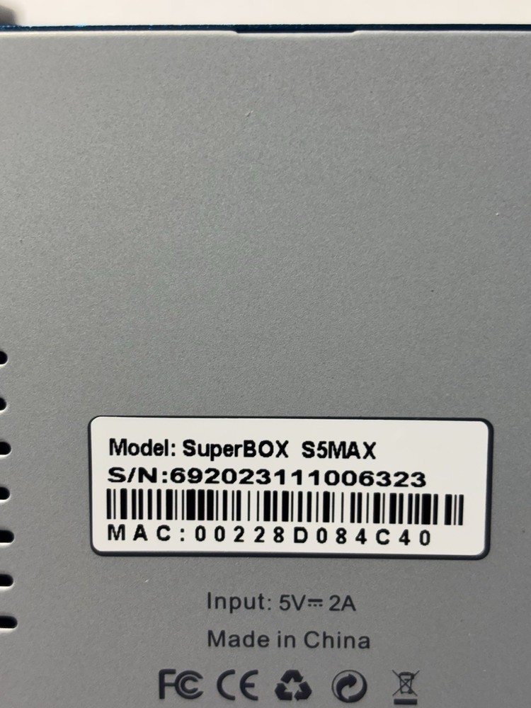 SuperBOX S5 MAX Smart Media Player Android 12 6K NEW OPEN BOX - Fast Ship