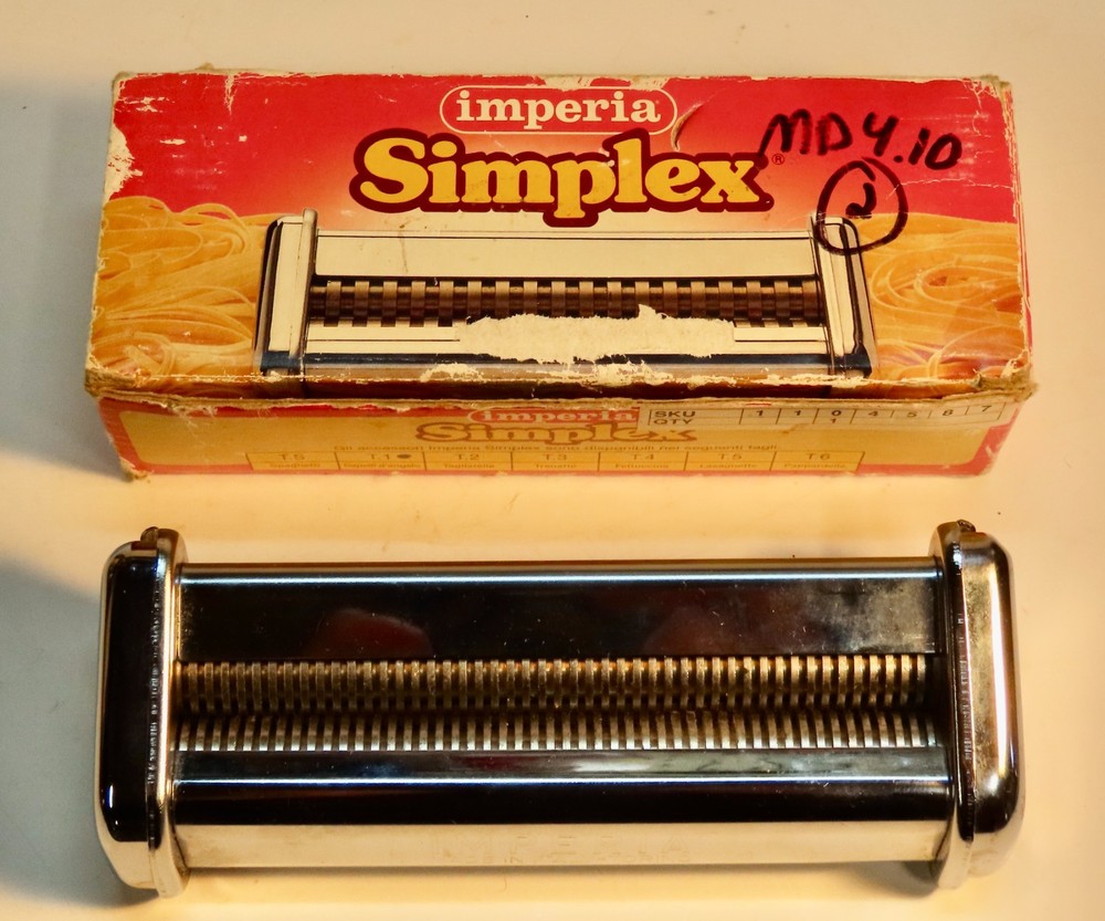 Imperia Simplex Pasta Machine Blade Insert T.1 Capeli d'Angelo Size, Orig. Box