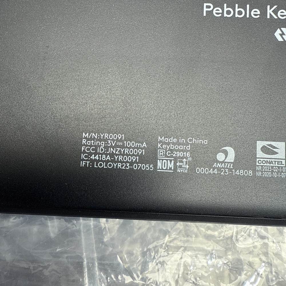 Logitech Pebble 2 Bluetooth Wireless Keyboard and Mouse Tonal Graphite K380s