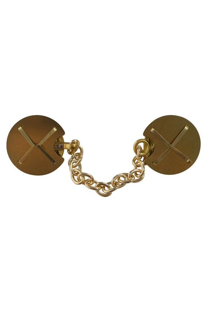 WWII German Luftwaffe General Cape Eagle Clasp (1 pair with chain)