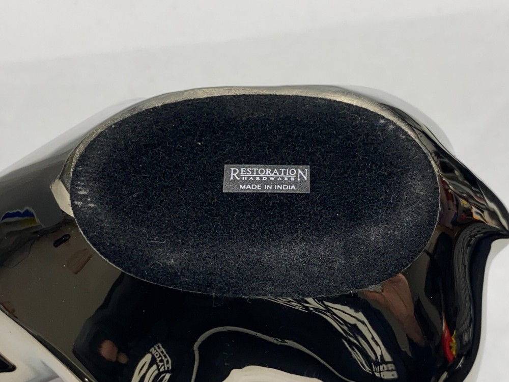 Restoration Hardware Silverplate~Polar Bear~Butler Trinket Dish W/BOX