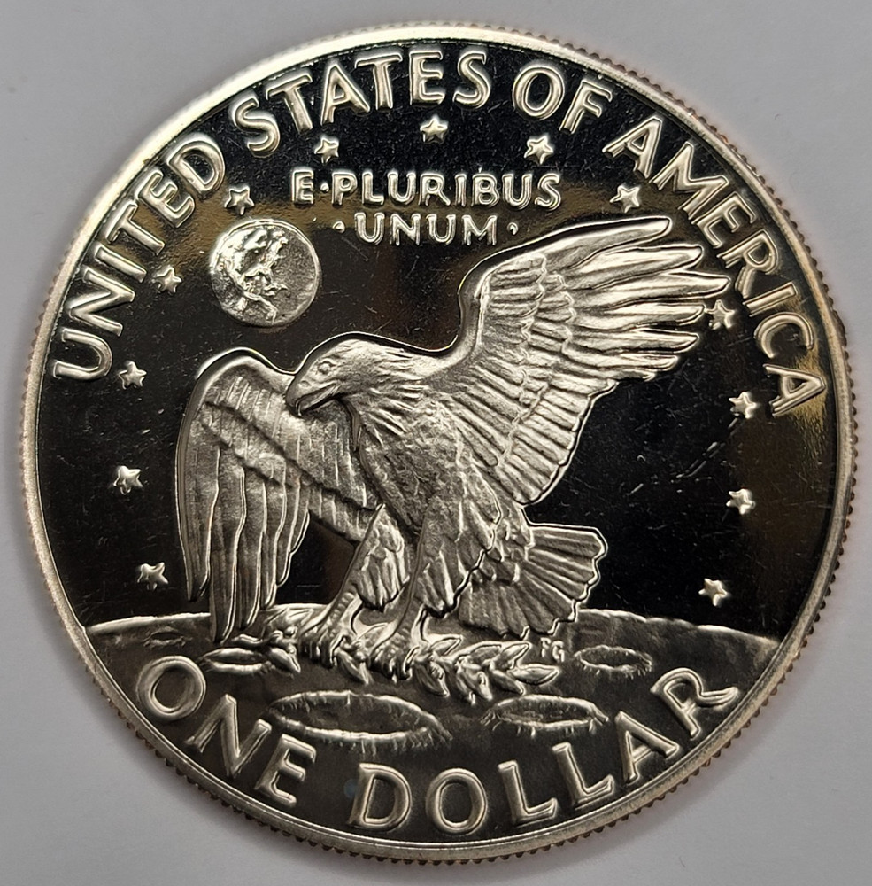 1974 S Proof DCAM Eisenhower Dollar - CN-Clad