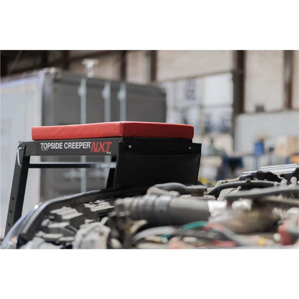 Traxion 3-200 Foldable Topside Automotive Engine Creeper, Black