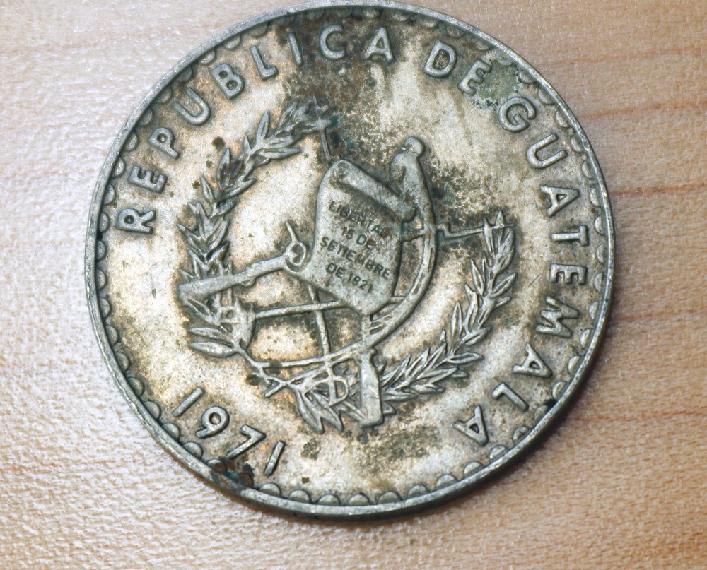 1971 Guatemala 25 Centavos