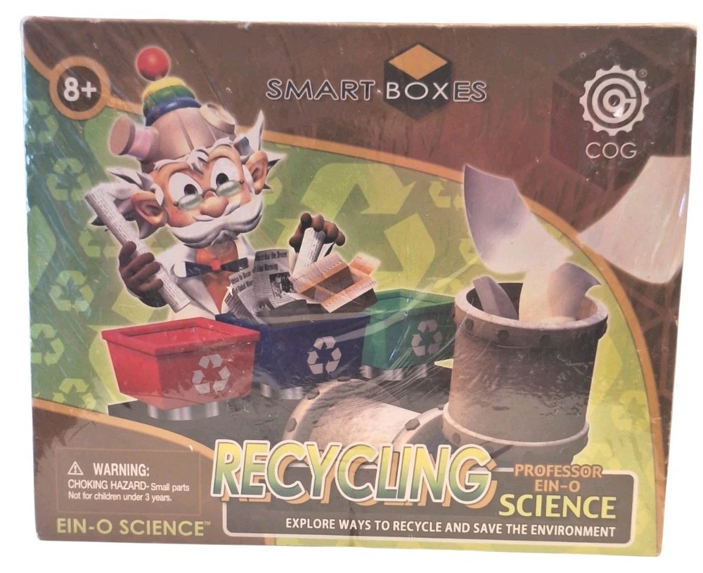 Recycling Professor Ein-O Science NEW Smart Boxes Save the Environment