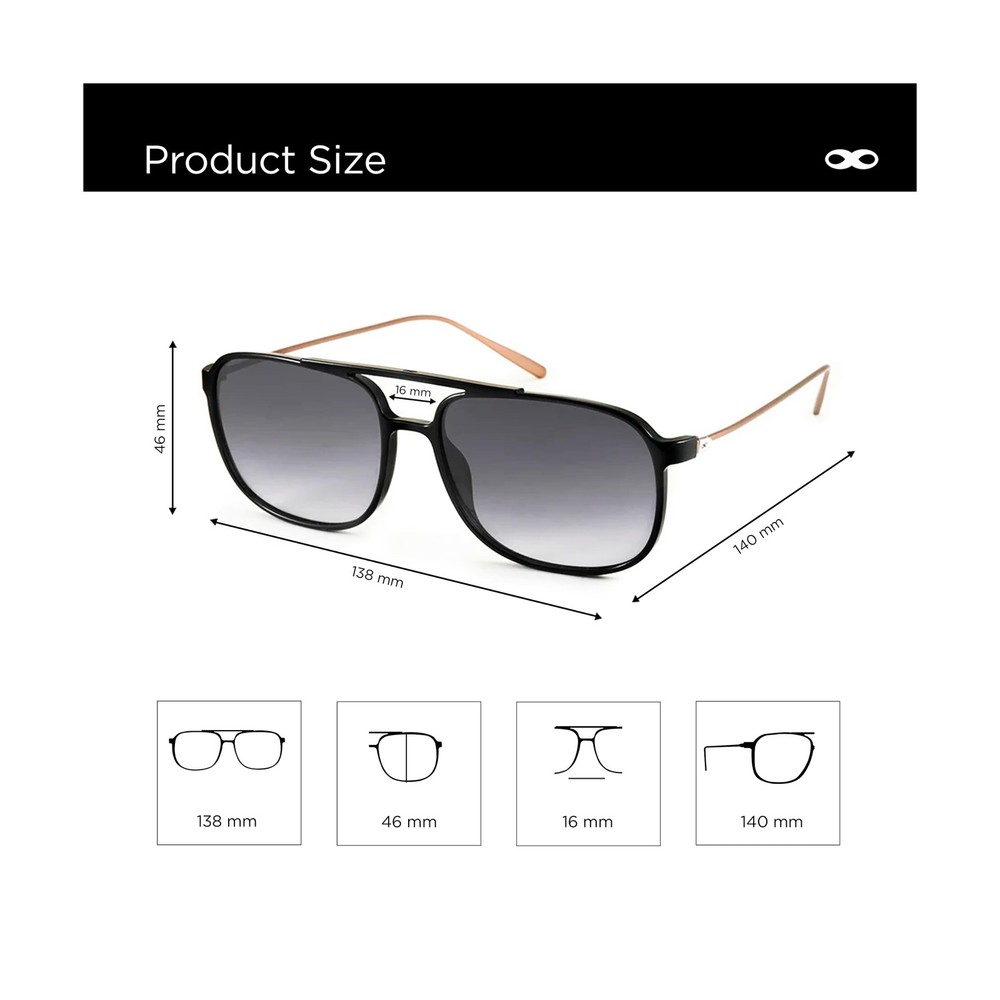 INFINIT sunglasses caravan Black Shinny