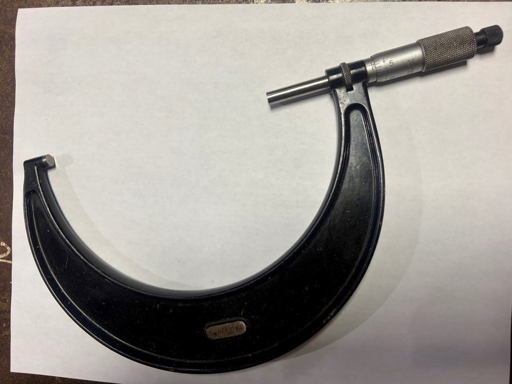 Starrett #436 5-6 outside micrometer
