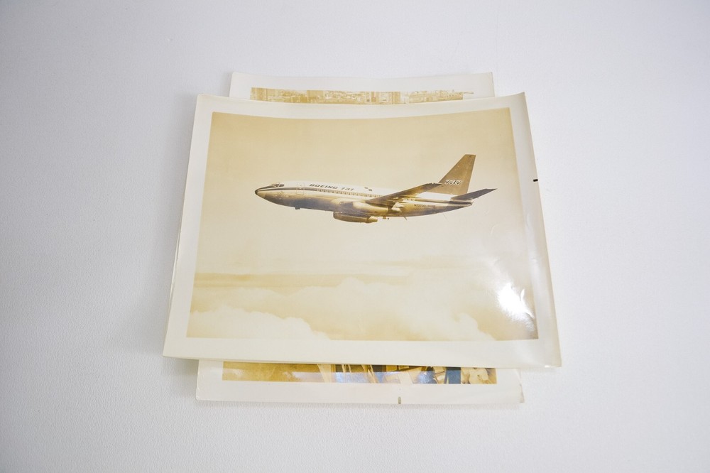 1966 Boeing 737 Press Release & 5 Photos Early Jetliner Development