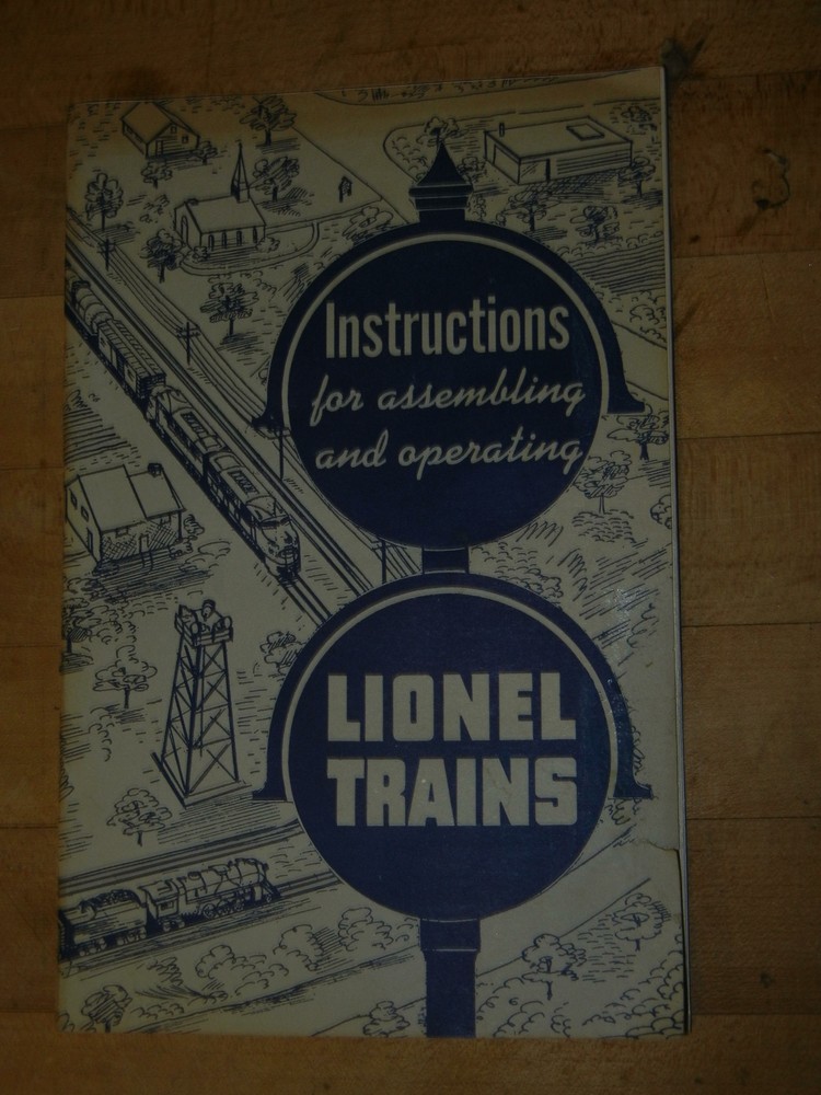 Lionel Trains Instructions for Assembling and Operating 1951