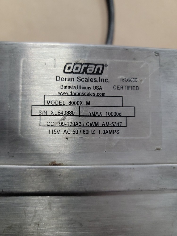 Doran 8000XLM Weight Scale Indicator