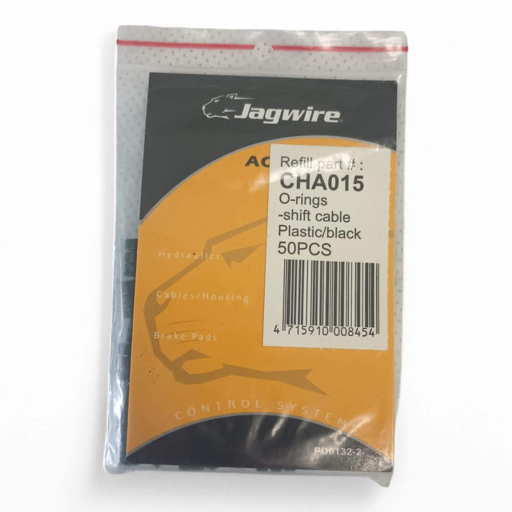 Jagwire O-Ring Donuts for Shifter Cable Black Rubber 50pcs