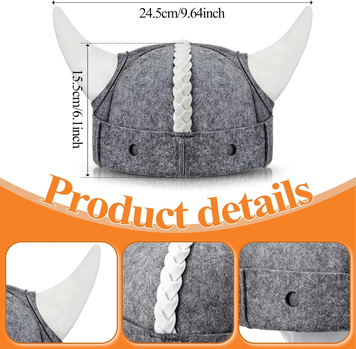 Jagely 2 Pcs Sauna Hat Viking Russian Banya Wool Sauna Cap for Women Men Finnish