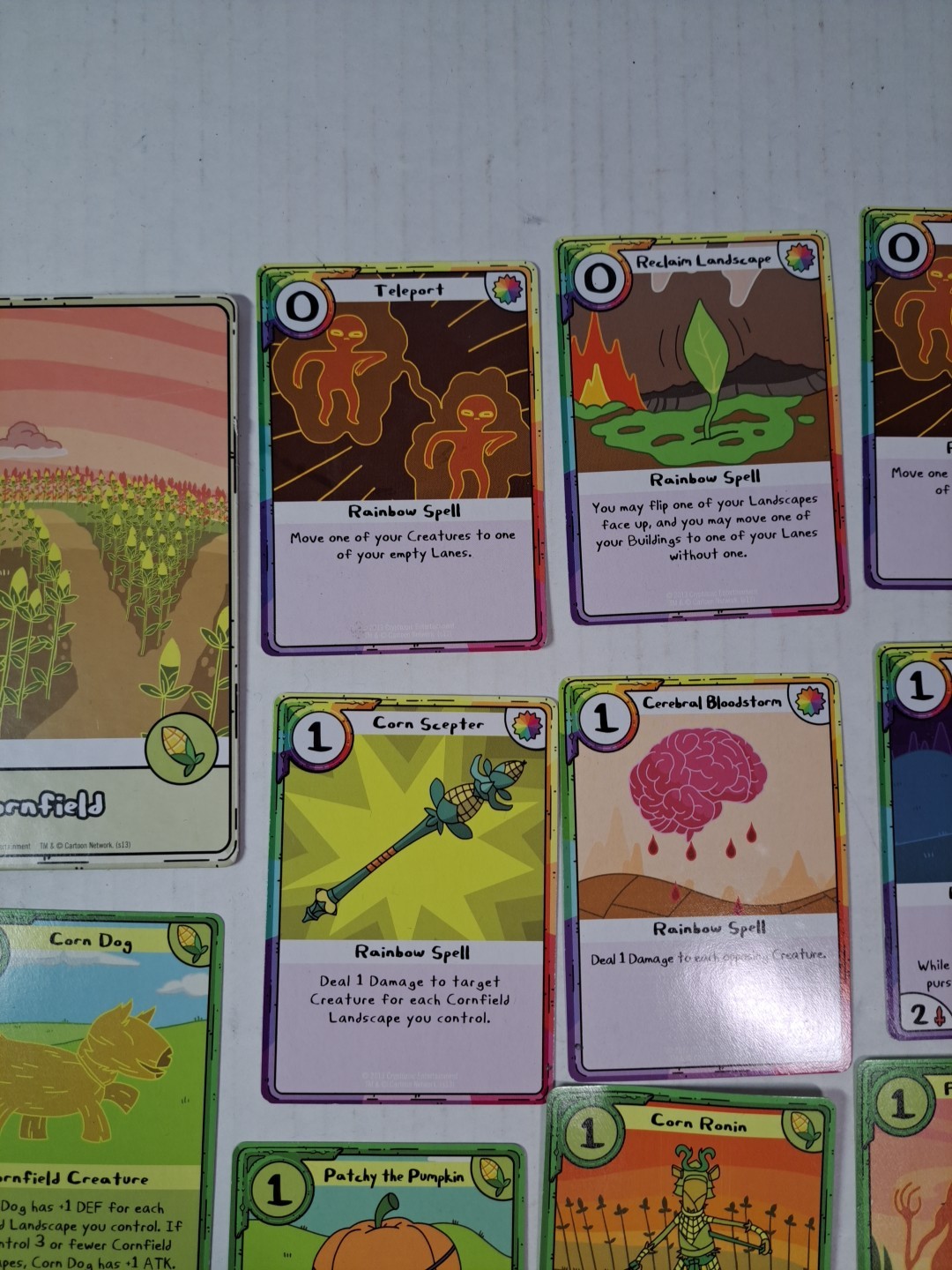 Wholesale Lot Of 23 Adventure Time Card Wars