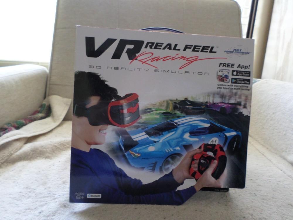 NIB VR Real Feel Racing 3D Reality Simulator Racing Experience Bluetooth