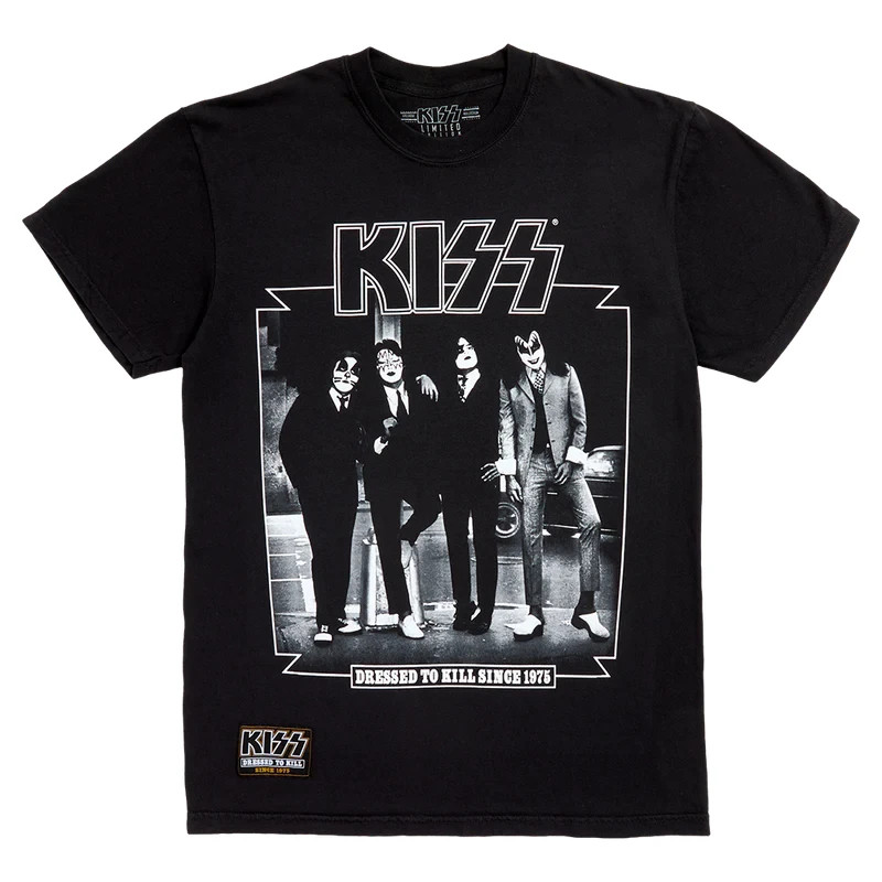 KISS Dressed To Kill 50th Anniversary T-shirt L Large Men's