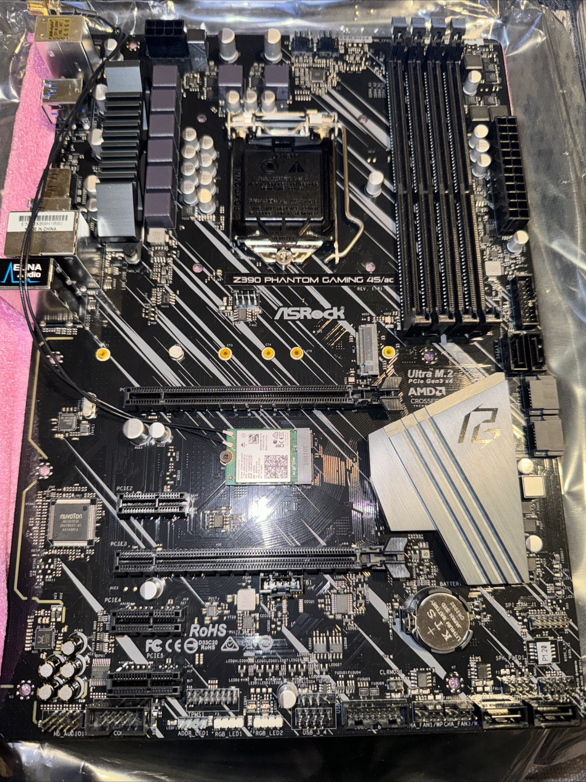 Asrock Z390 Phantom Gaming 4S/AC Wifi 8th/9th Gen Intel 1151 Motherboard