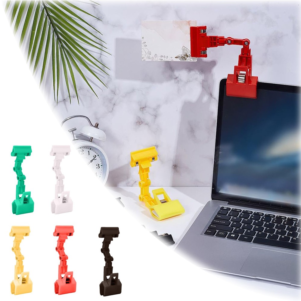 Adjustable Document Holder Flexible Rotatable Paper Holder  For Table Computer