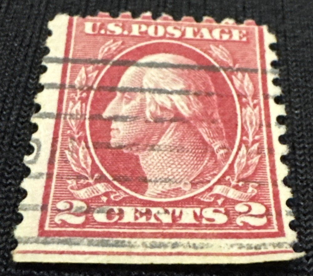 2 CENT RED GEORGE WASHINGTON POSTAGE STAMP