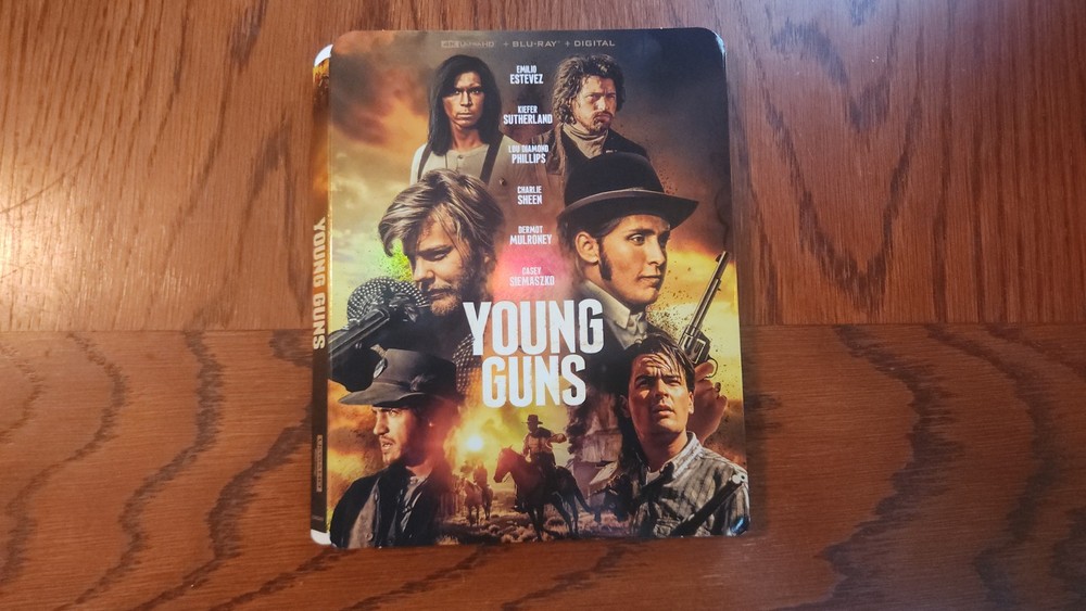 Young Guns 4K Bluray Slipcover Only NO discs