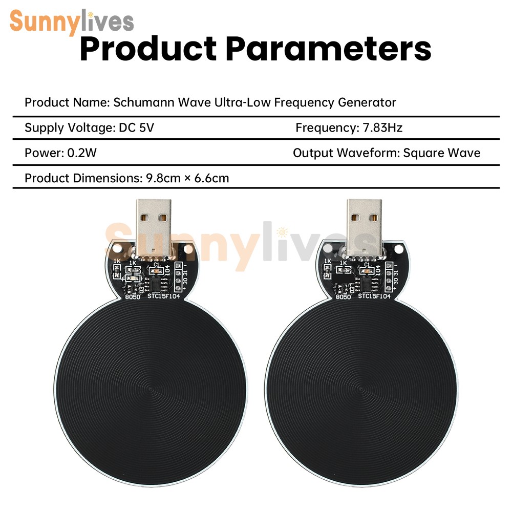 7.83Hz Schumann Wave Generator Signal Generator Square Wave Electromagnetic Wave
